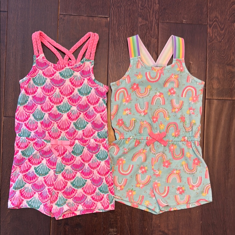 Great Bundle Tommy Bahama and Cynthia Rowley Vibrant Short Jumpsuit Rompers!
